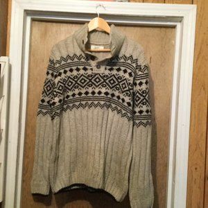 new without tags Fair Isle heavy weight men's sweater